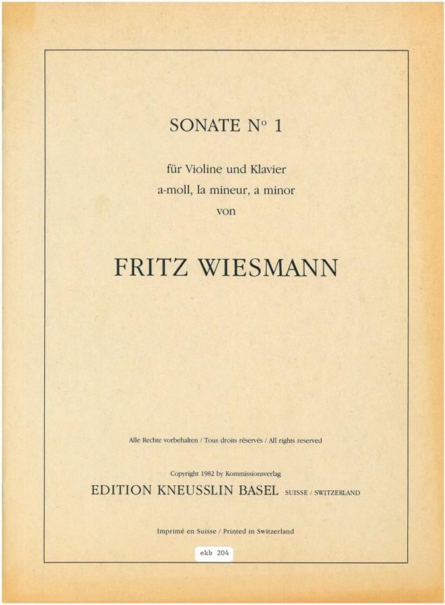Sonate Nr. 1